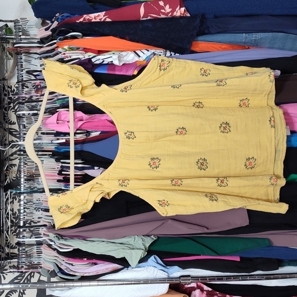 NWT Sonoma Plus Size Summer Ruffle Strap Top - Picture 7 of 8